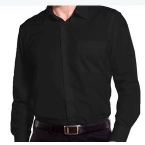 New Black Braveman Dress Shirt